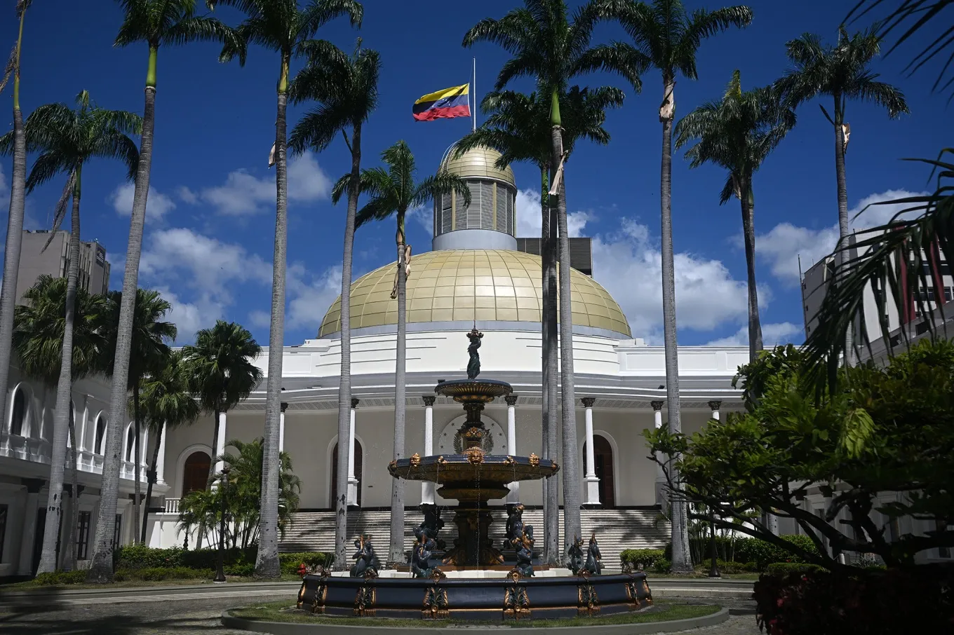 The&nbsp;Federal Legislative Palace in Caracas.