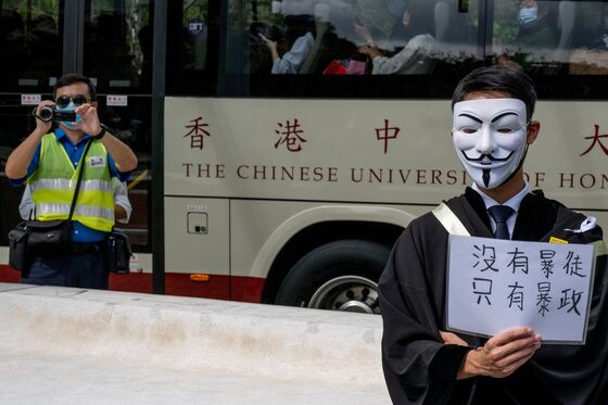 Hong Kong Police Probe Campus Protest for Security Crimes