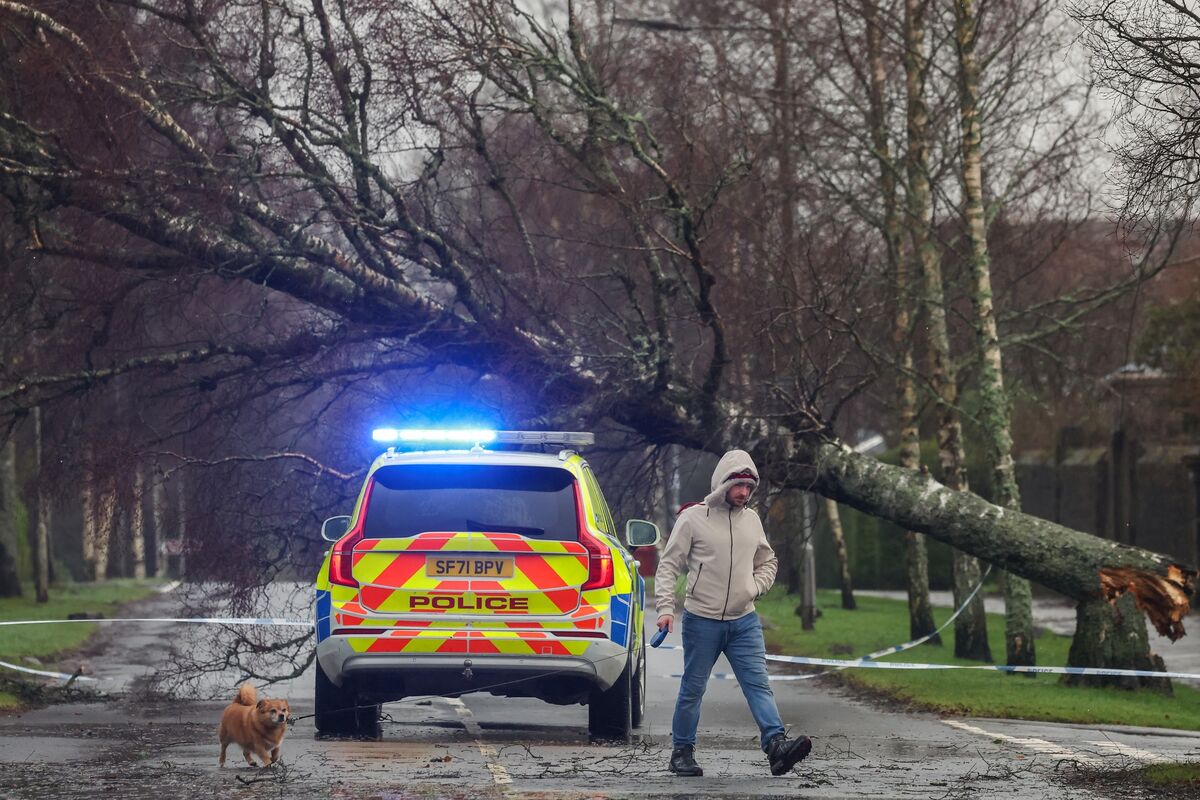 Thousands Without Power Across Island of Ireland as Storm Clean-Up ...
