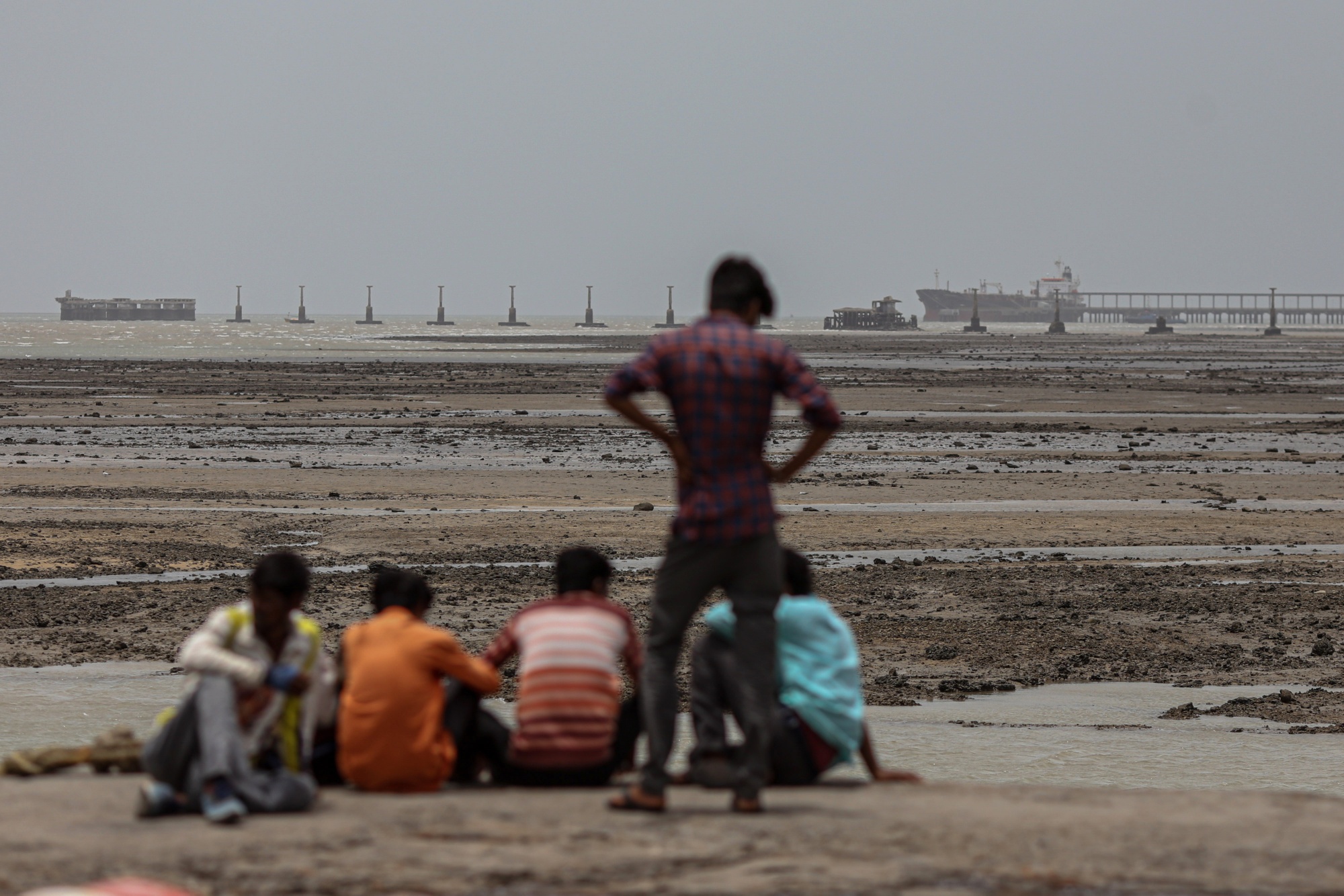 A tanker docked at the Port of Sikka