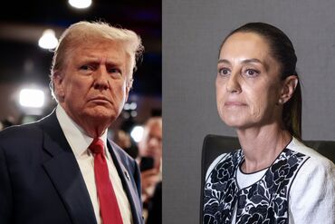 Trump Sheinbaum COMBO DIPTYCH