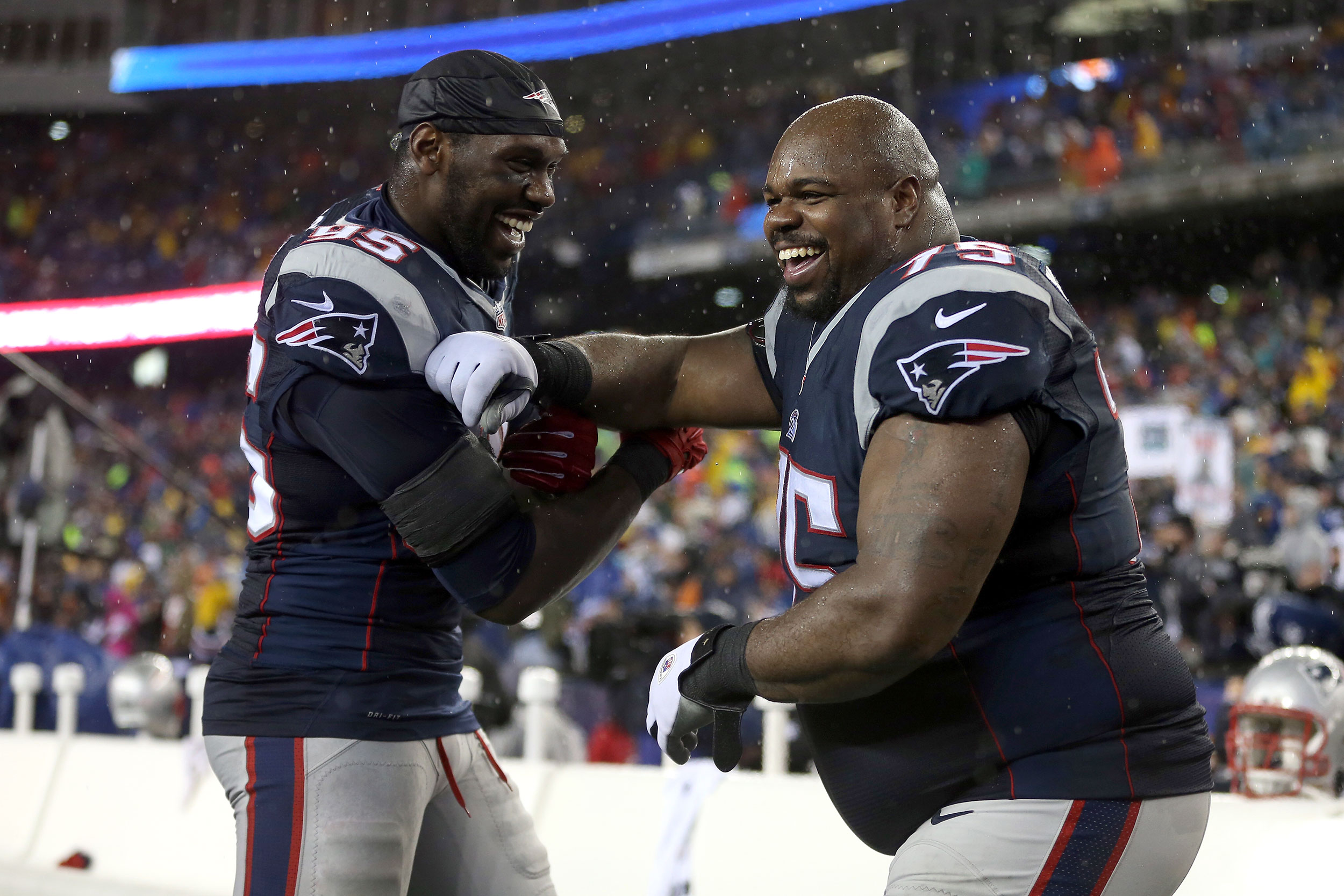 New England Patriots at the Super Bowl: Vince Wilfork is the