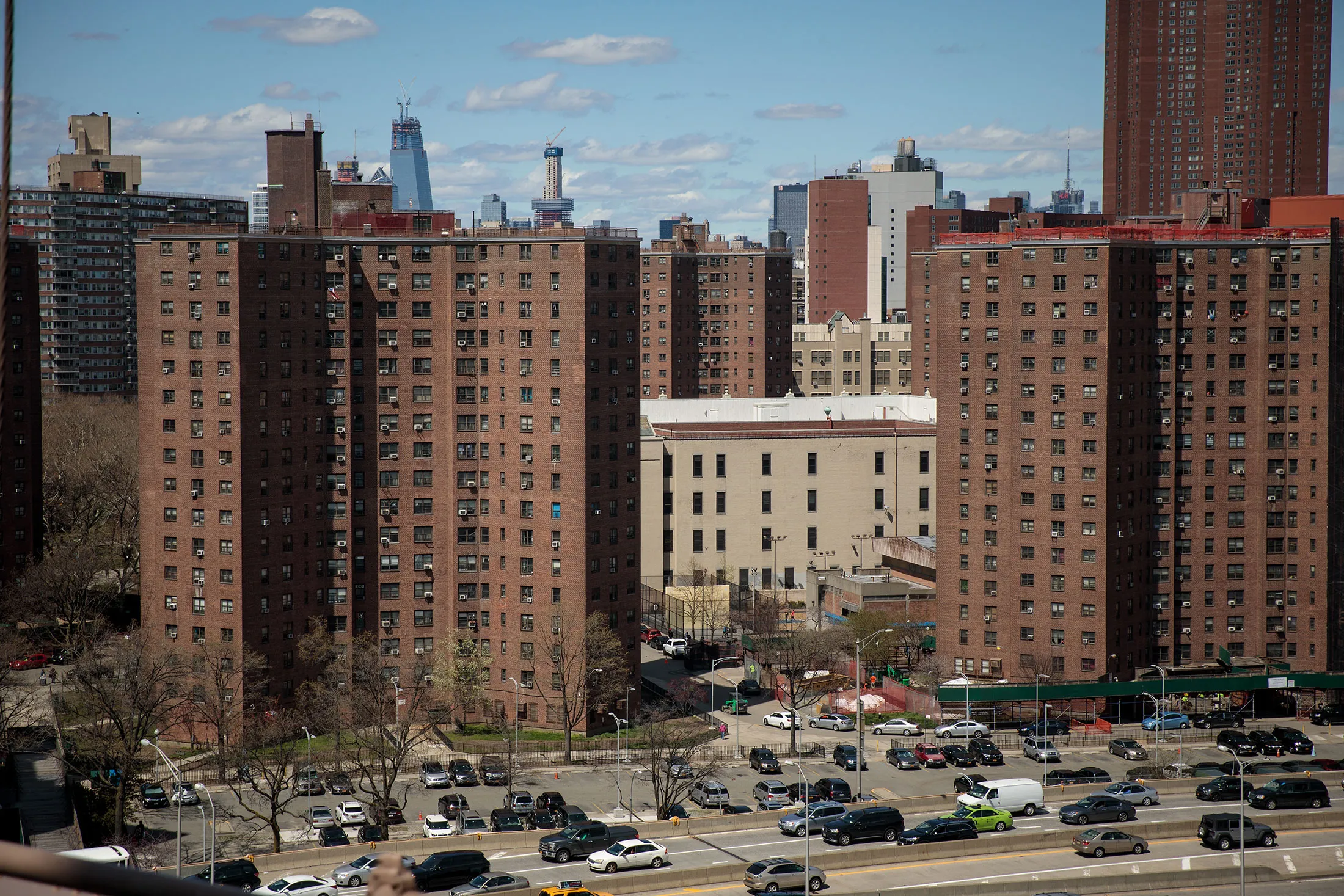 A public housing development built and maintained by the New York City Housing Authority (NYCHA), stands&nbsp;in the Lower East Side of Manhattan.