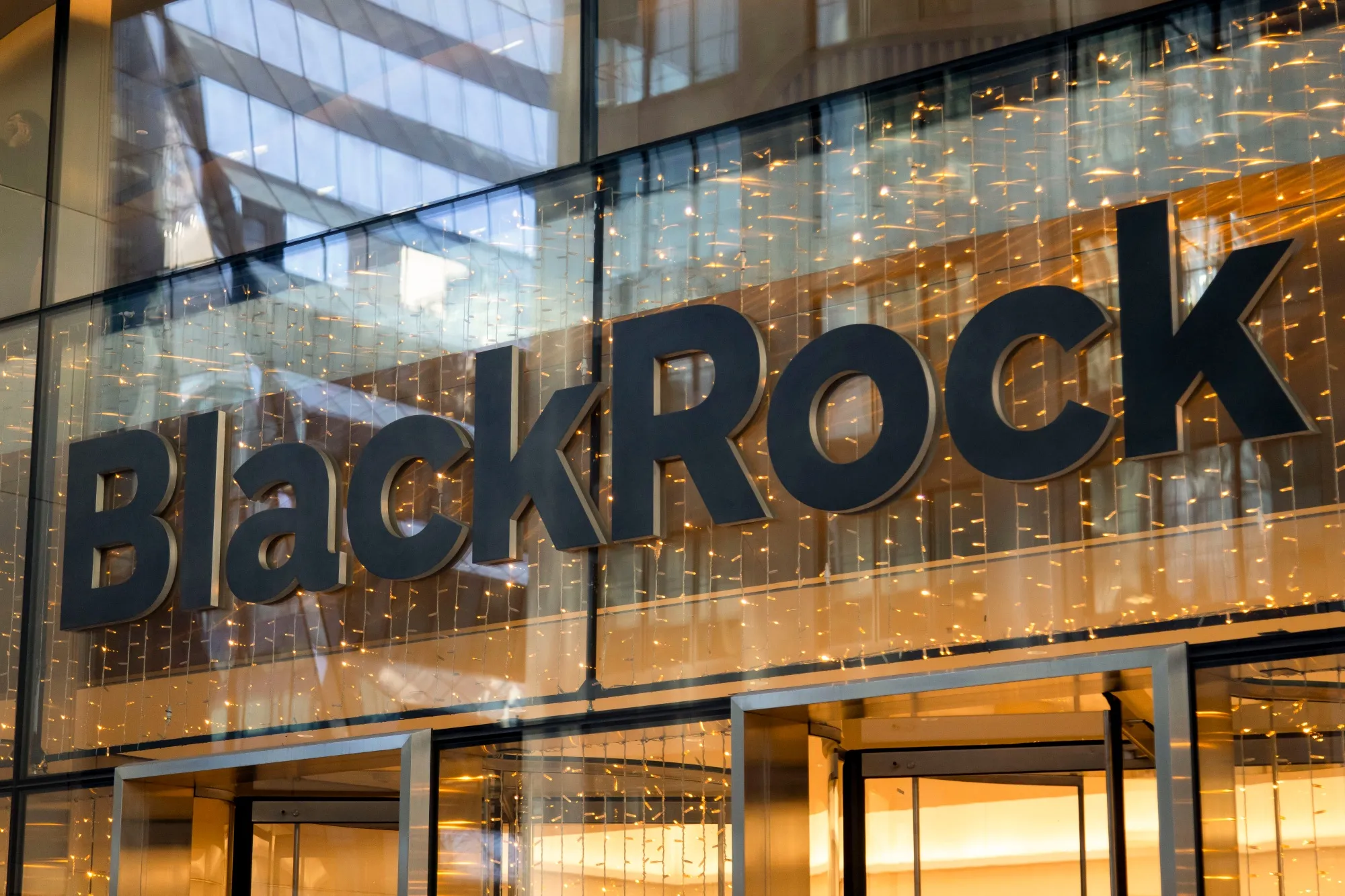The BlackRock headquarters in New York, US, on Jan. 10, 2025. Chief Executive Officer Larry Fink was an early advocate of ESG.