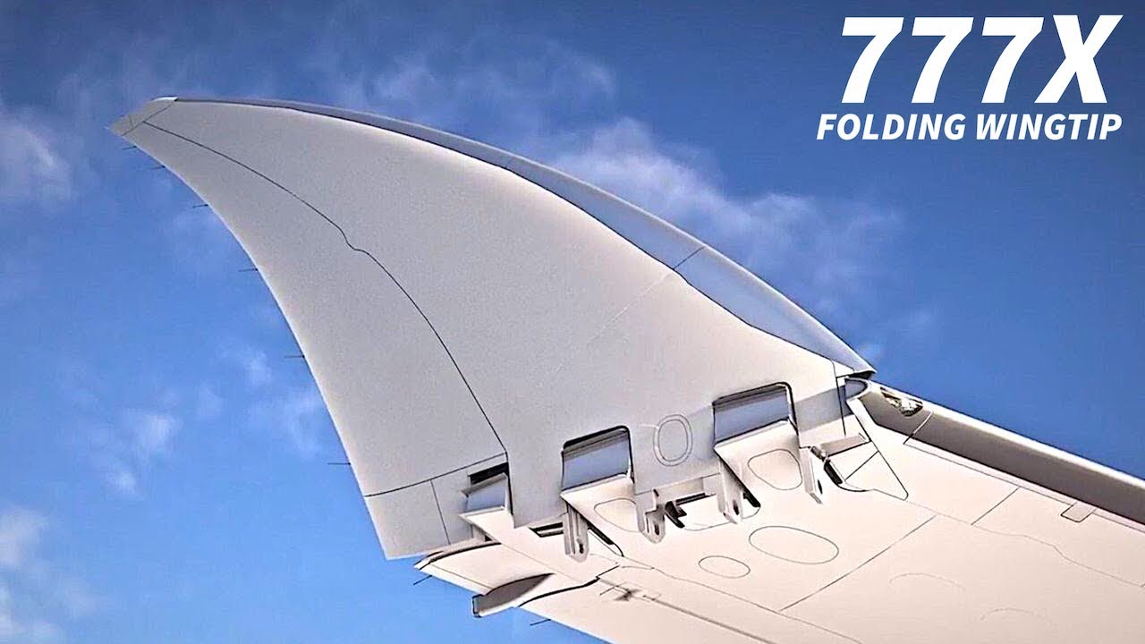 Boeing’s revamped 777 will have a folding wing tip.