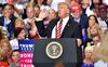 演説をするトランプ大統領