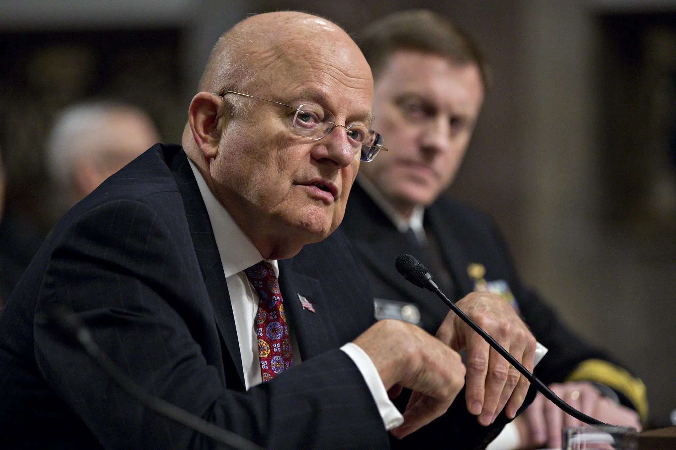 James Clapper, Director of National Intelligence.
