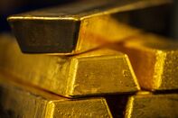Gold Bars in The Czech National Bank's Vault