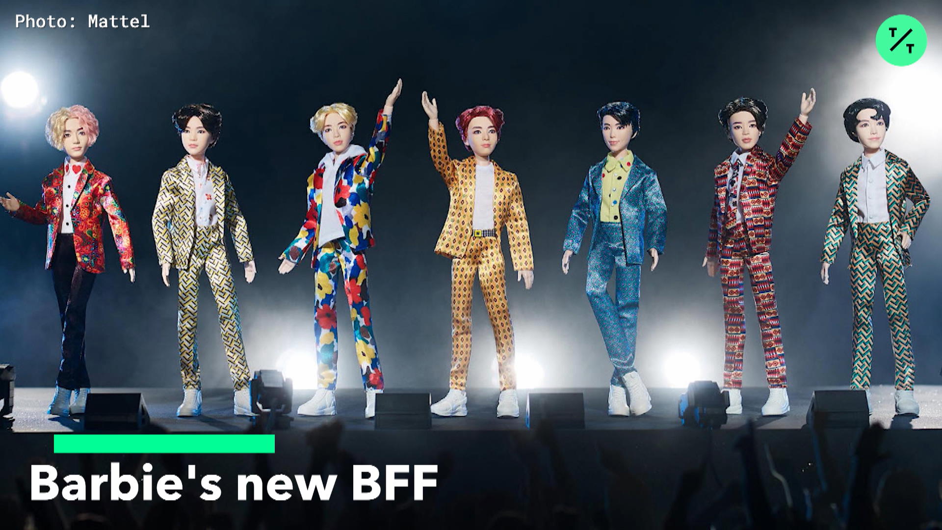 Watch Mattel Unveils BTS Doll Collection Bloomberg