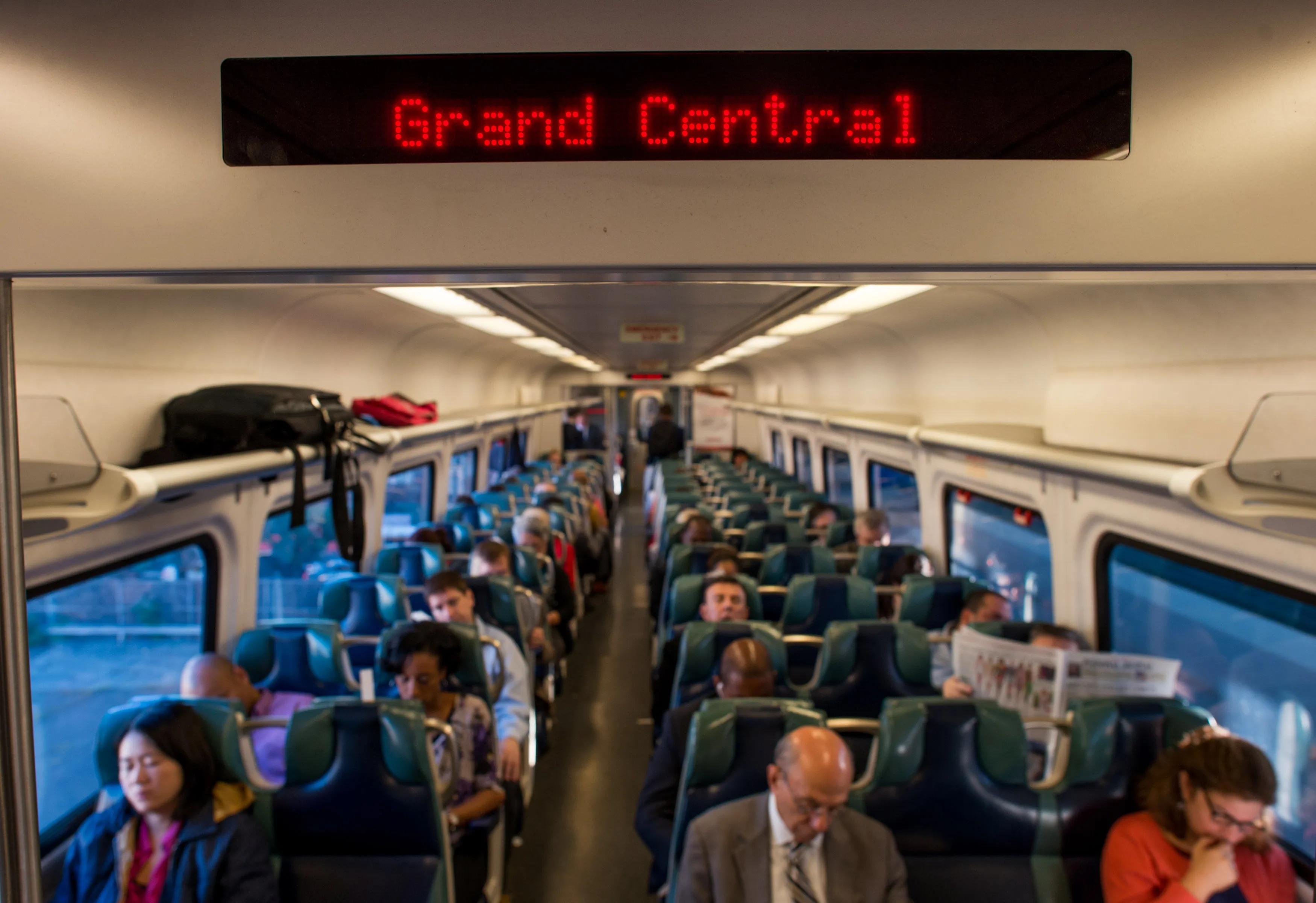 Just a train ride away from New York.