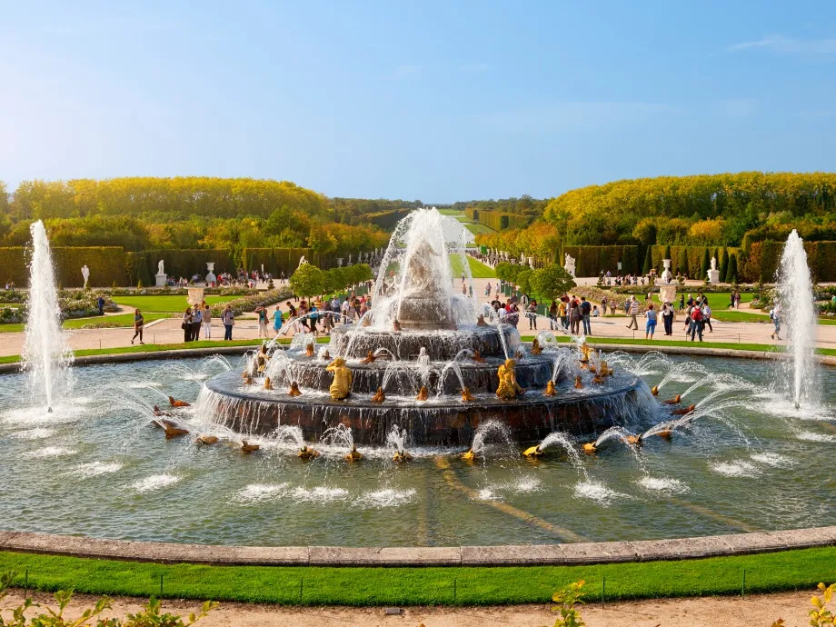 The Latona&nbsp;fountain at&nbsp;Versailles Palace.