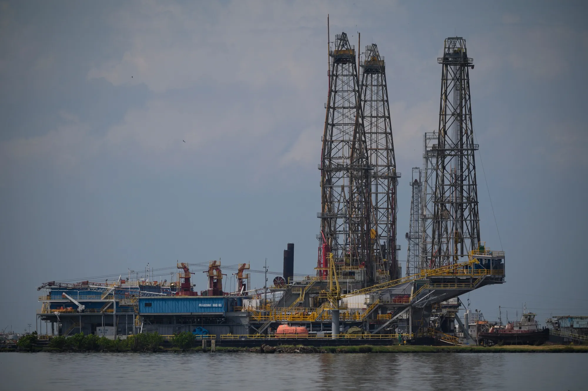 An oil refinery in Maracaibo, Venezuela.