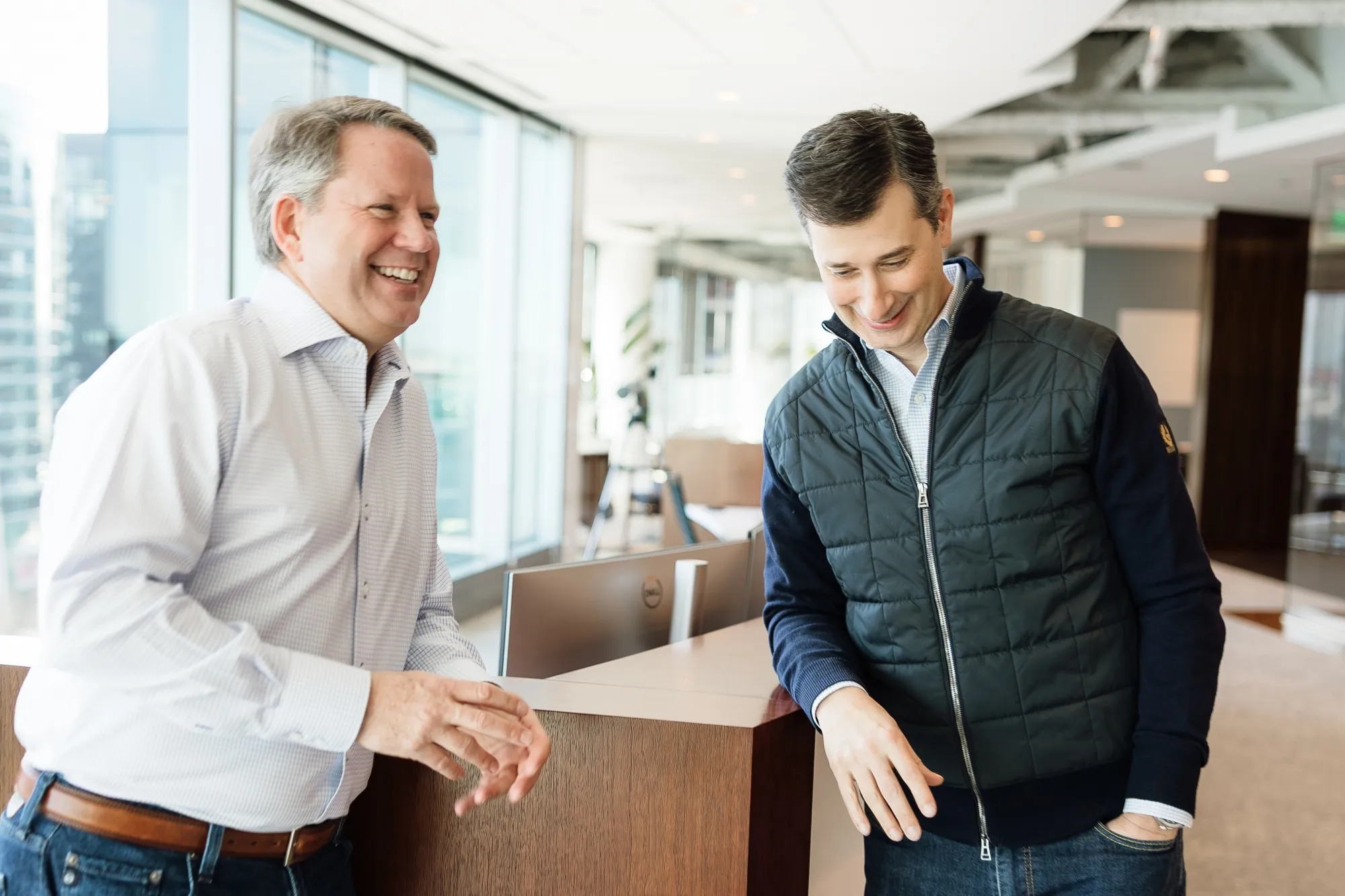 Battery Ventures general partners Michael Brown and Jesse Feldman.