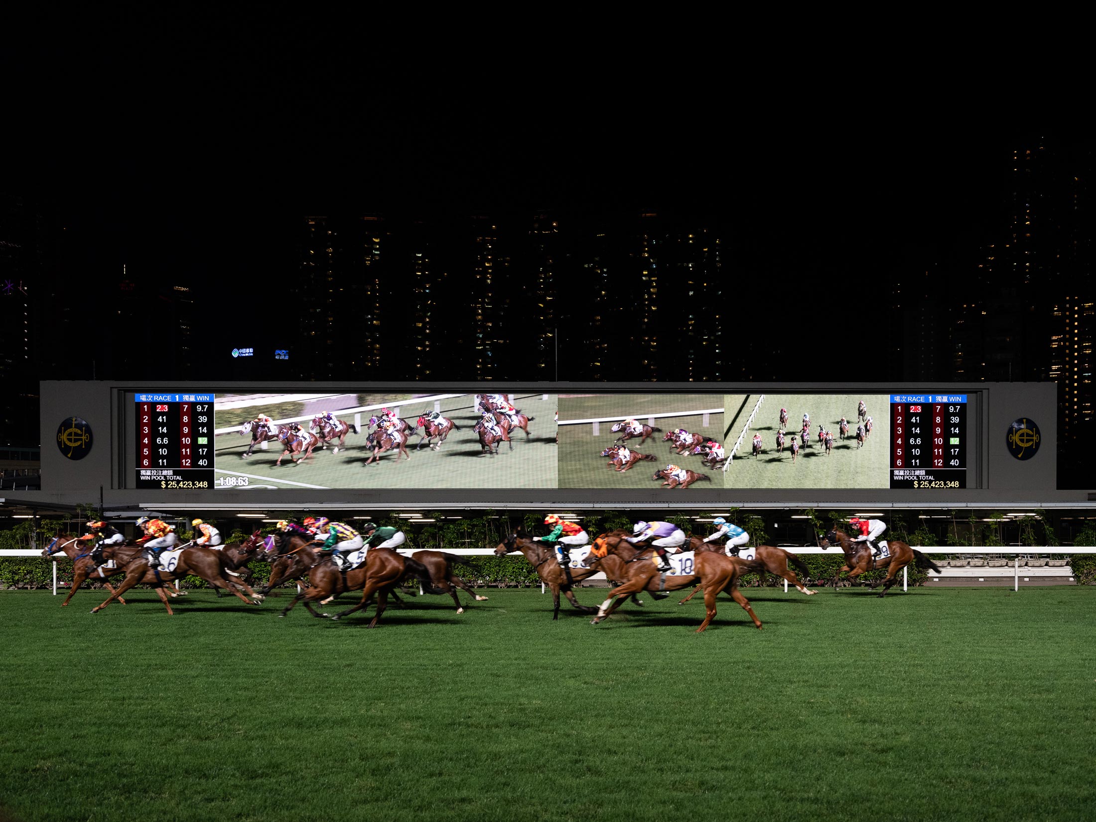 Happy Valley Racecourse in Hong Kong.&nbsp;