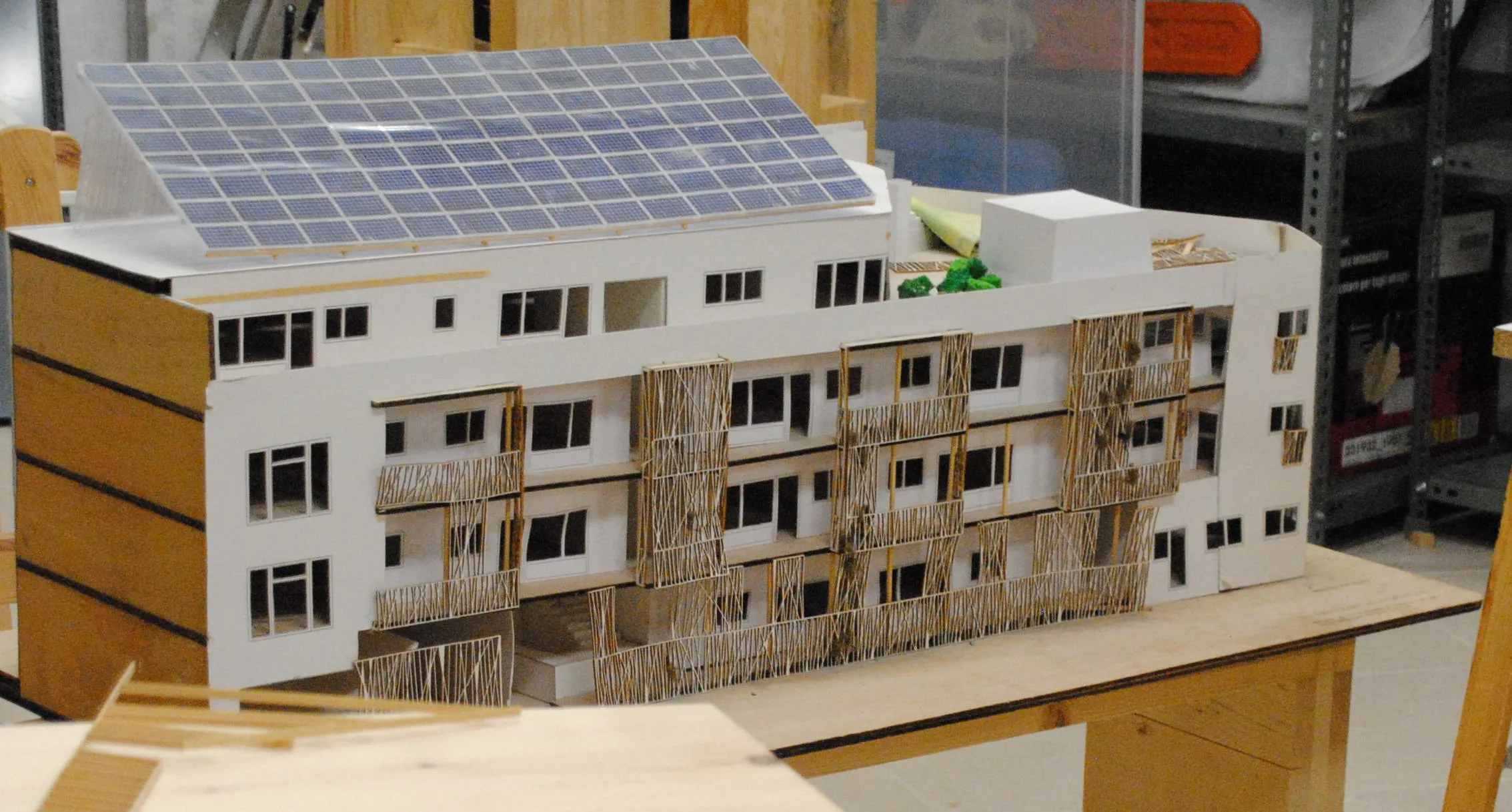 A 3D model of the cohousing development Entrepatios, designed by&nbsp;sAtt Arquitectura and Pascual Pérez.