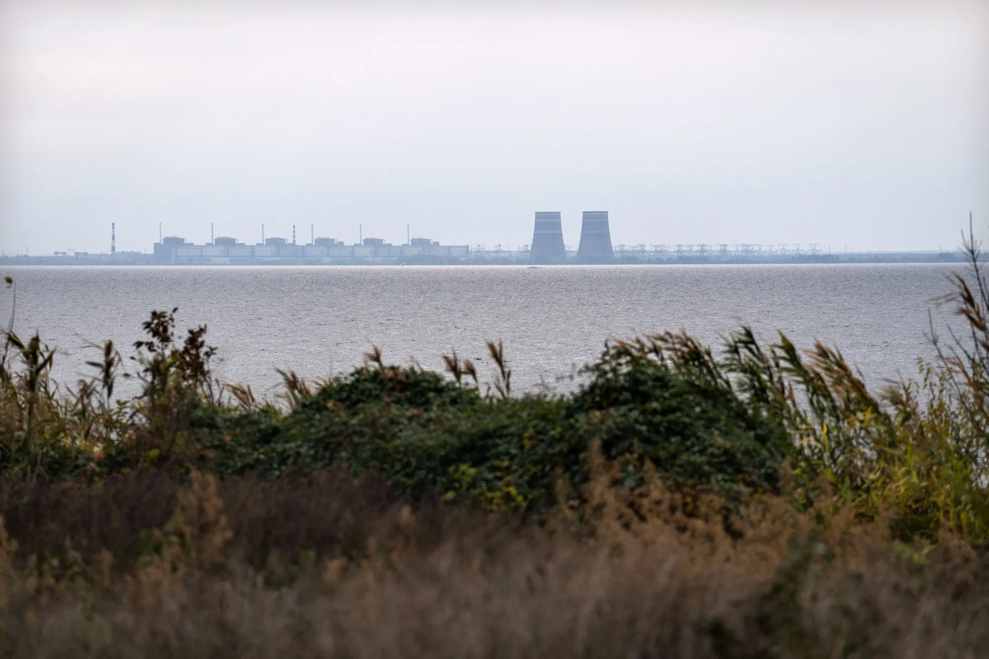 The Zaporizhzhia nuclear power plant.