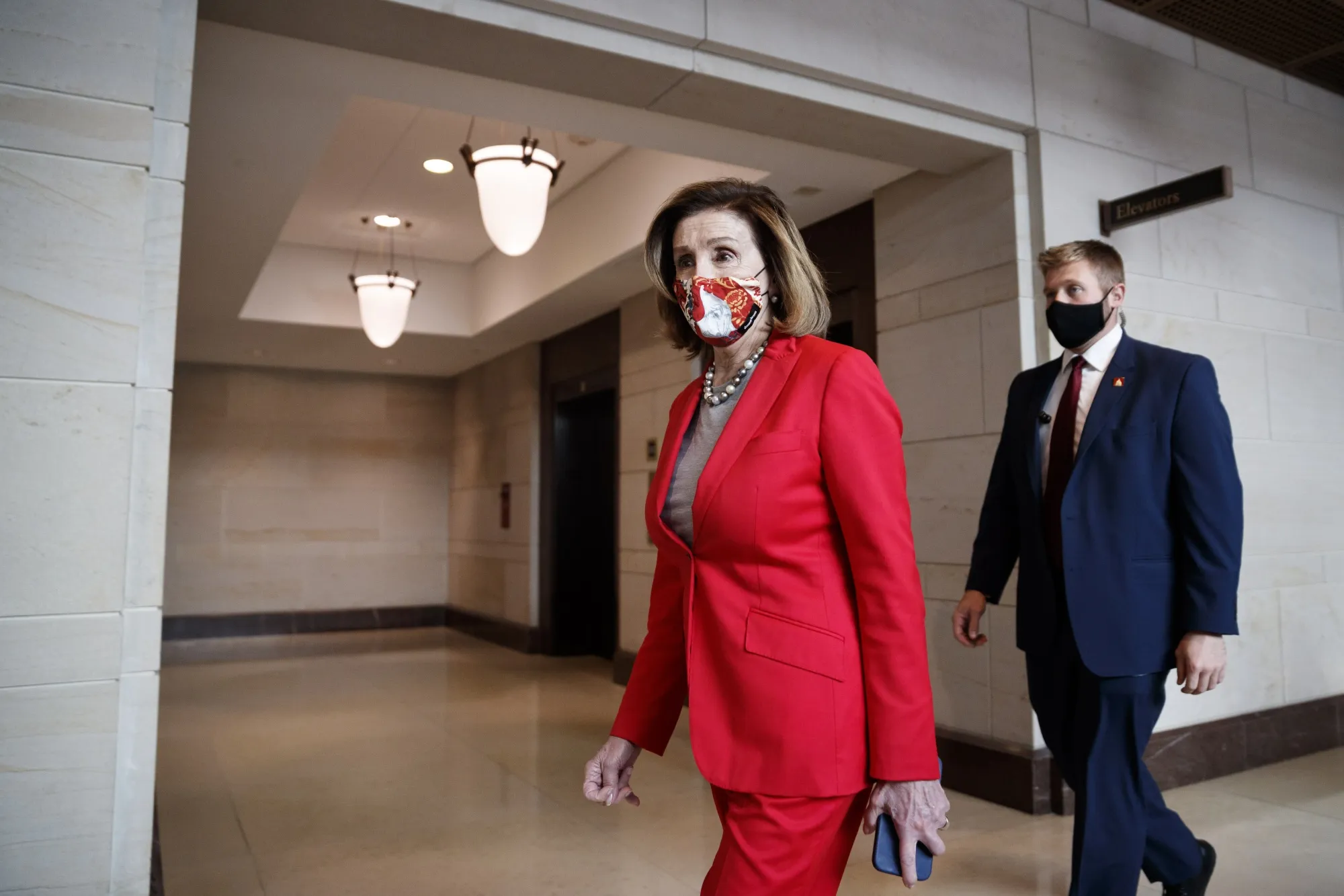 Nancy Pelosi was unchallenged within the Democratic party for her fourth, nonconsecutive, term as speaker.