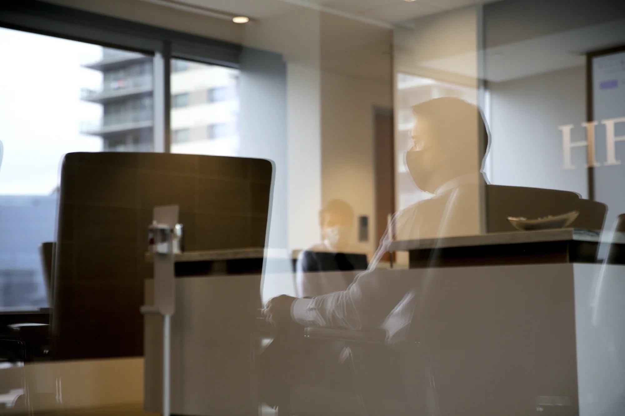 Employees Return To Office As Virus Safety Precautions In Place