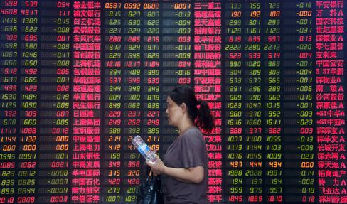 China’s Stocks Fall for Second Day as Financials Shares Decline