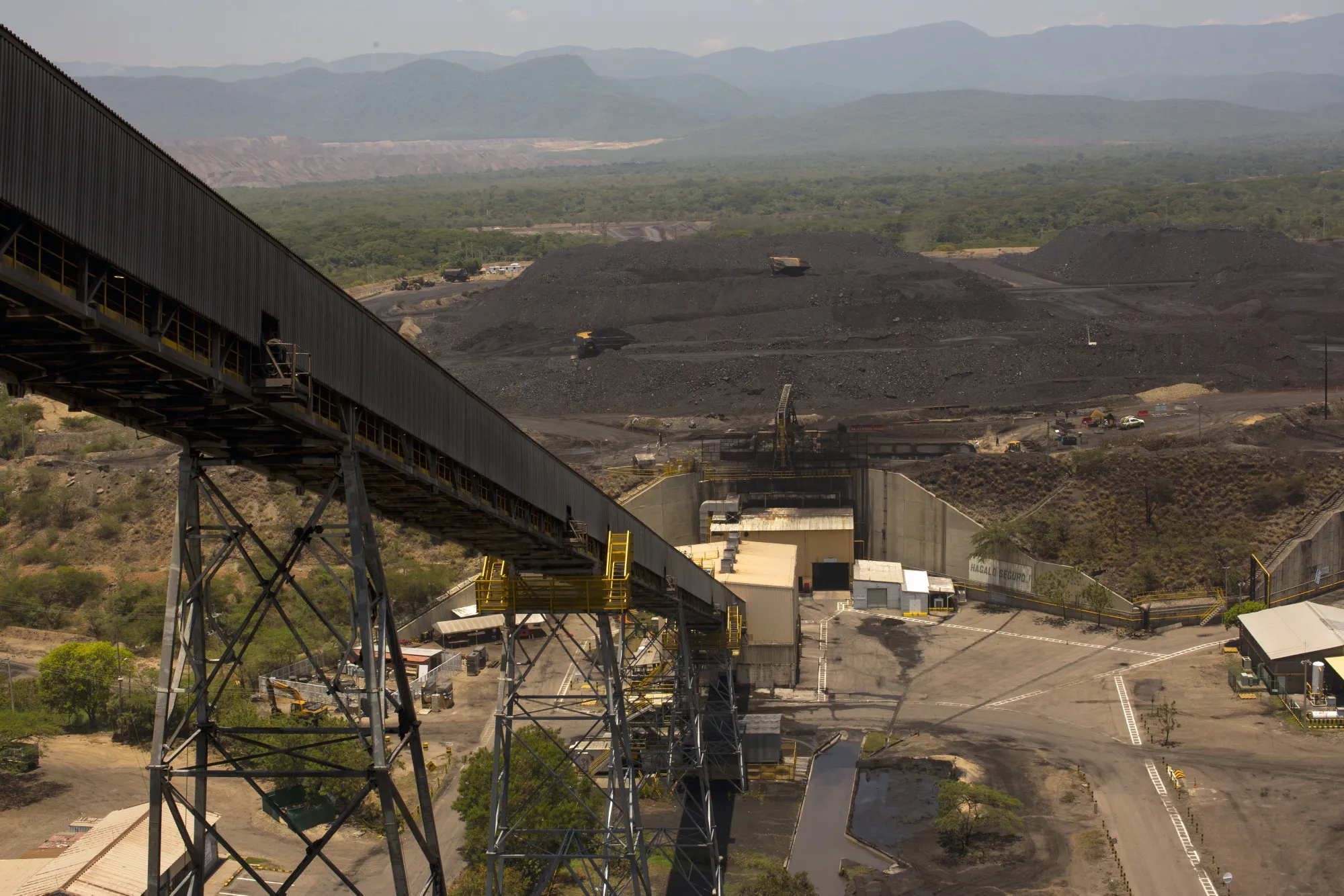 The Cerrejon coal mine in Barrancas, La Guajira, Colombia.