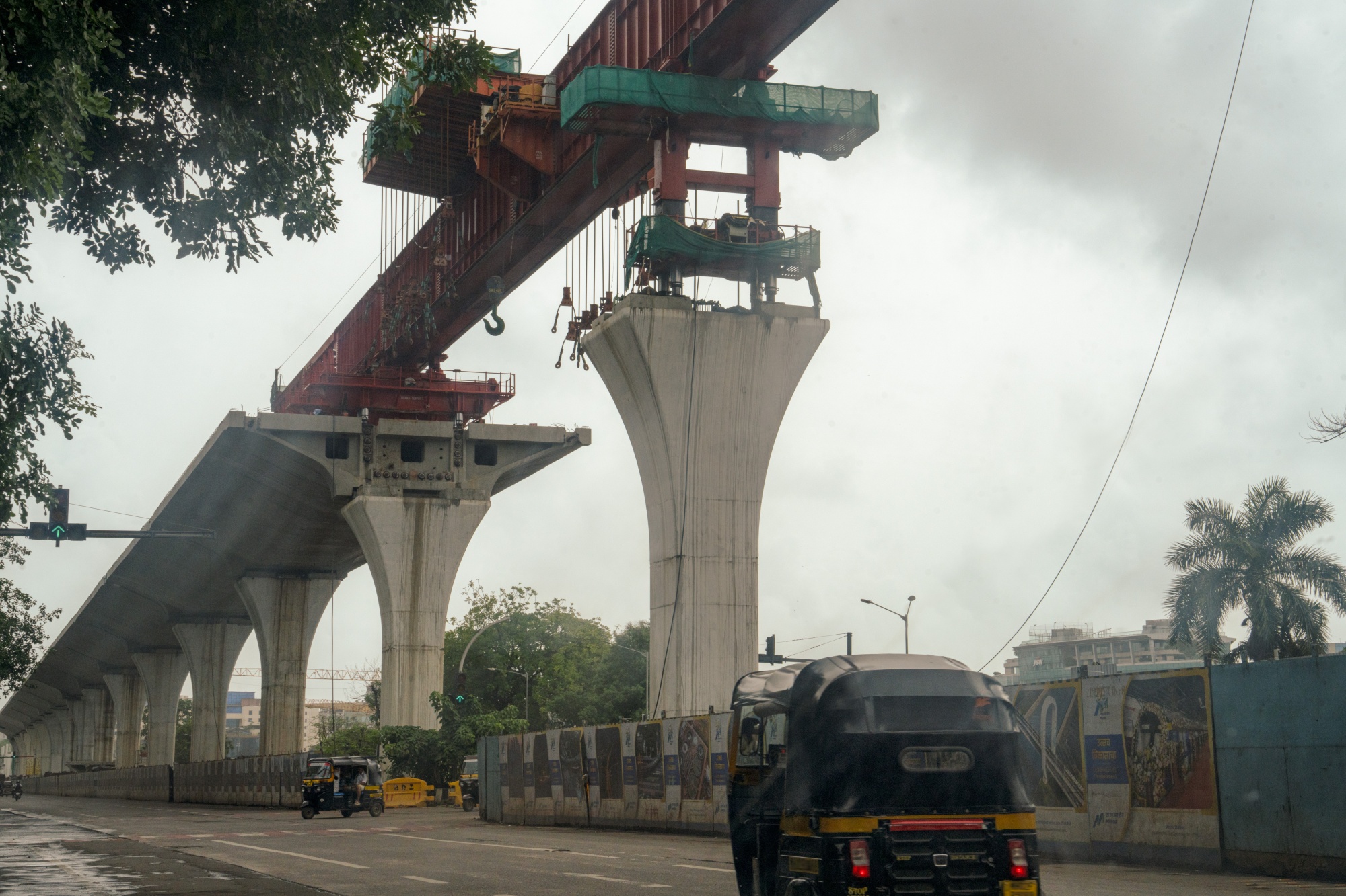 Infrastructure construction in Mumbai. Photographer: Abeer Khan/Bloomberg