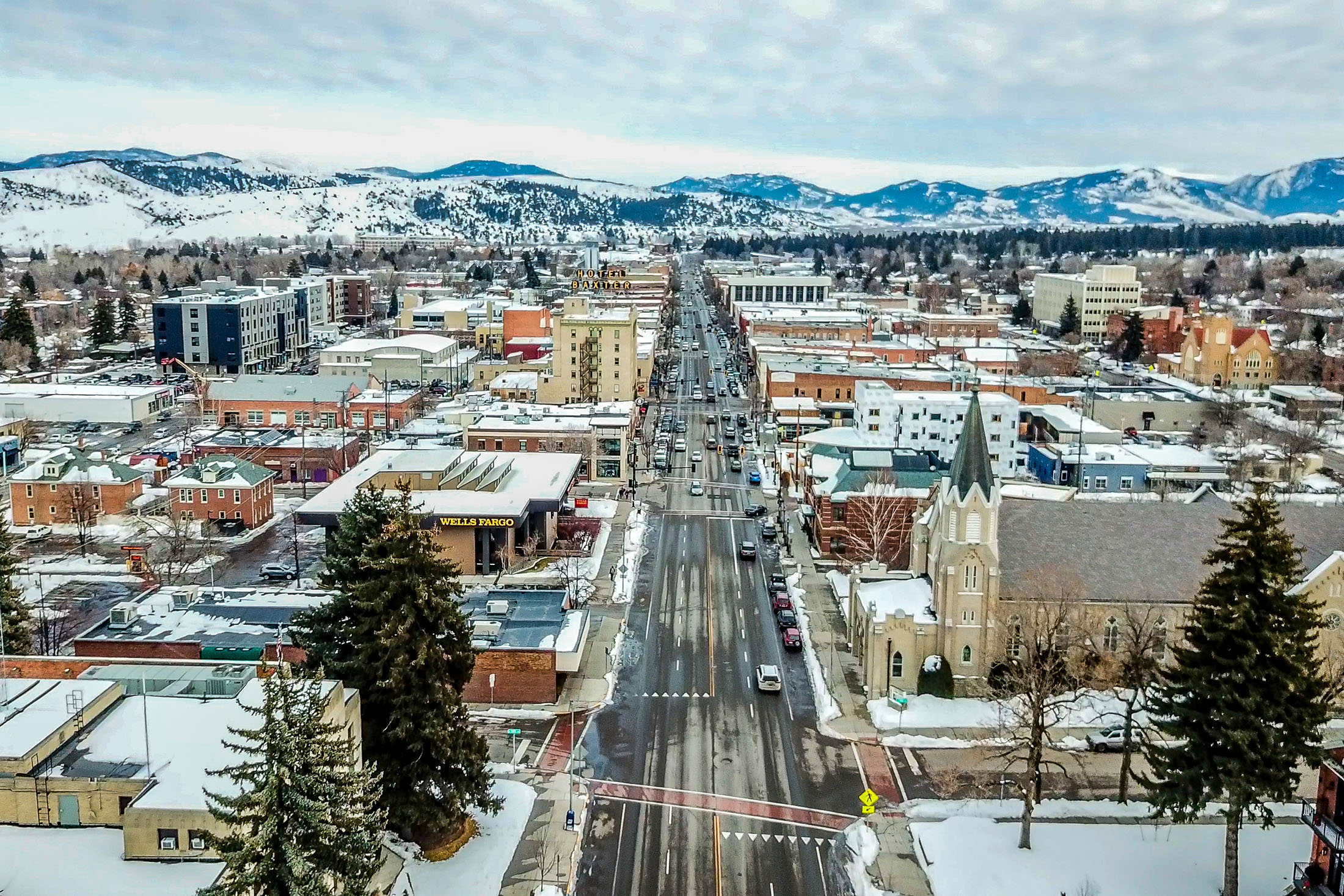 Main Street in Bozeman, Montana. Prices in Bozeman jumped 16% year-over-year.
