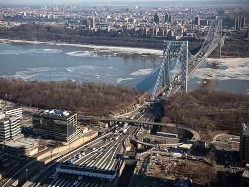 The New Jersey side of the George Washington Bridge, which connects Fort Lee, N.J., and New York City, on Jan. 9, 2014.