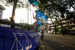 Campaign flags ahead of elections&nbsp; on Malaysia on Nov. 14.