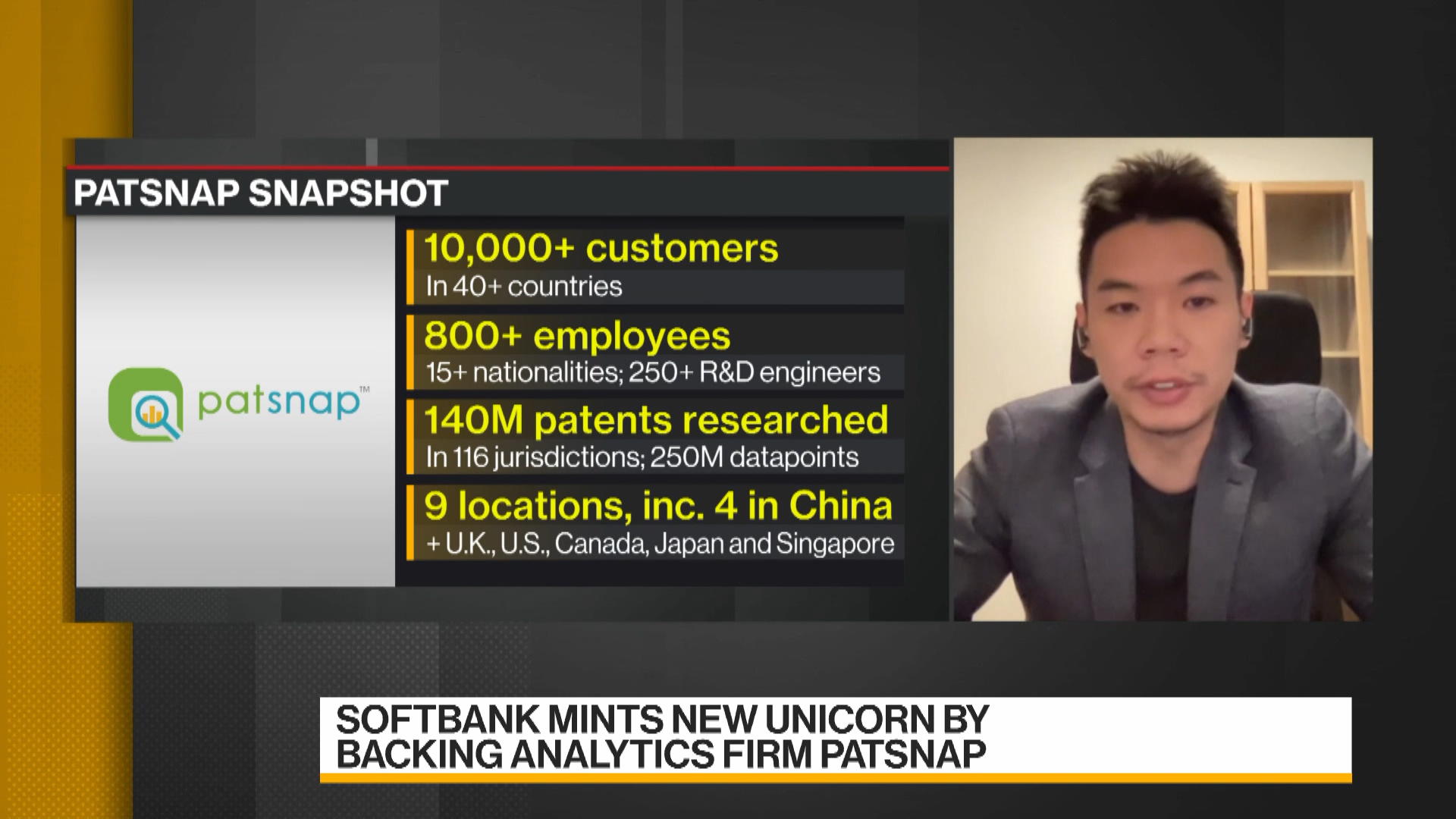 Softbank Backed Analytics Firm Patsnap Kept Growing Amid Pandemic Ceo Bloomberg