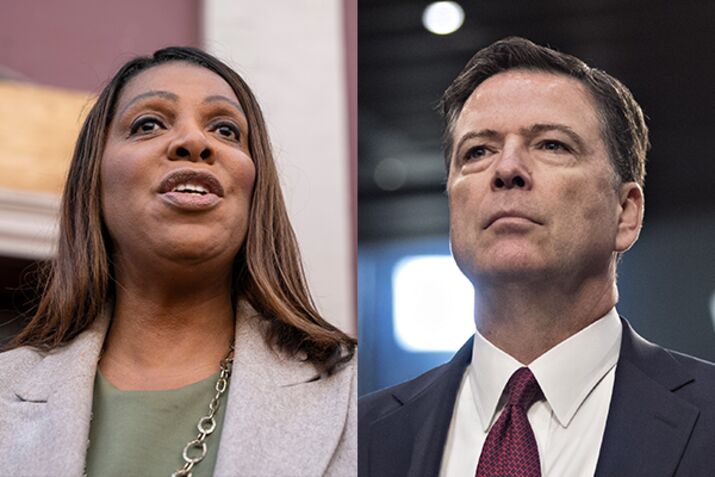 James Comey, Letitia James Charges Dismissed by US Judge