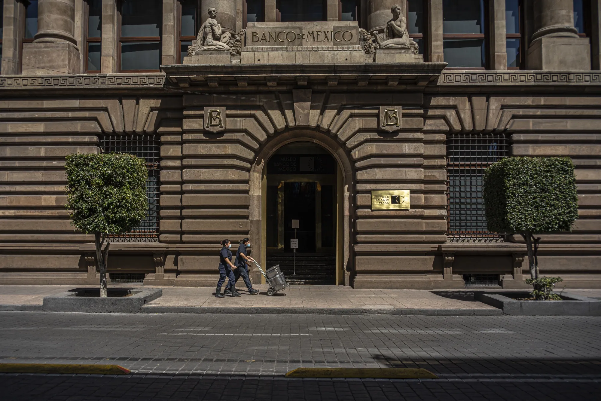 The Bank of Mexico (Banxico) in Mexico City, Mexico, on Friday Feb. 11, 2022.