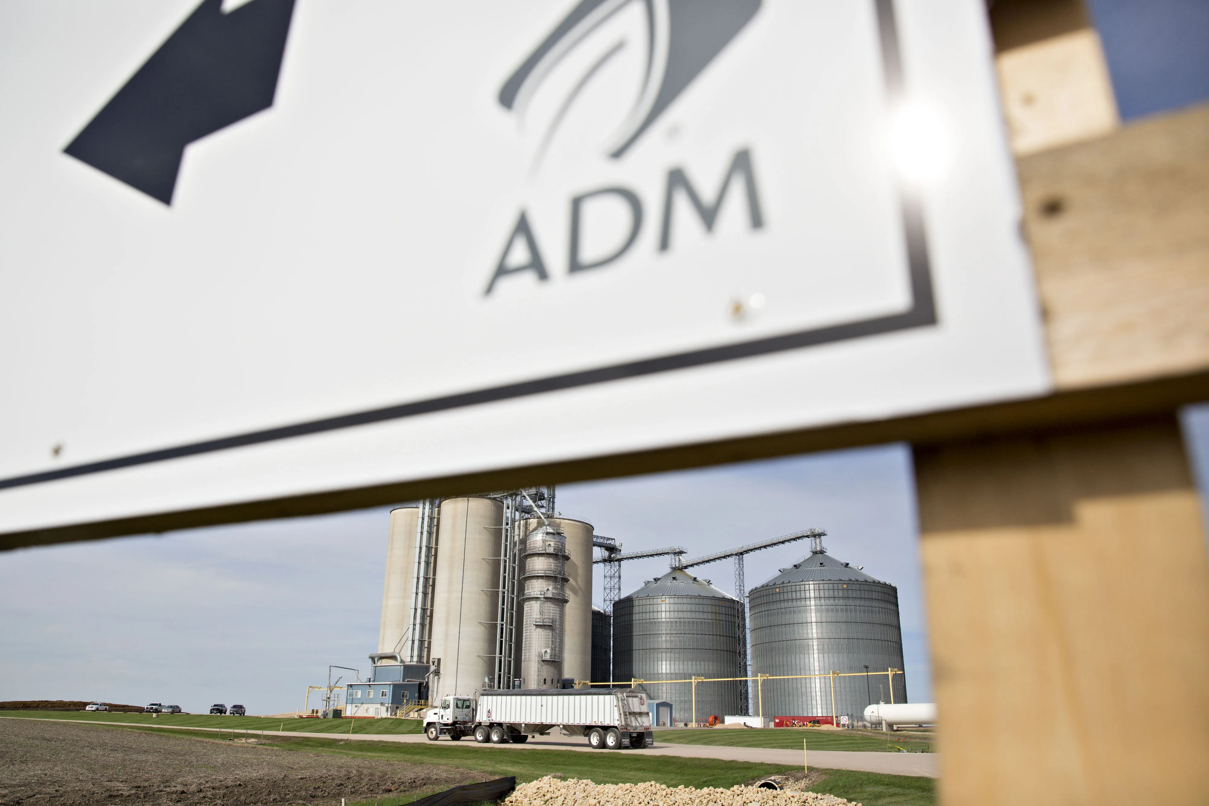 An Archer-Daniels-Midland Co. grain facility in Mendota, Illinois.