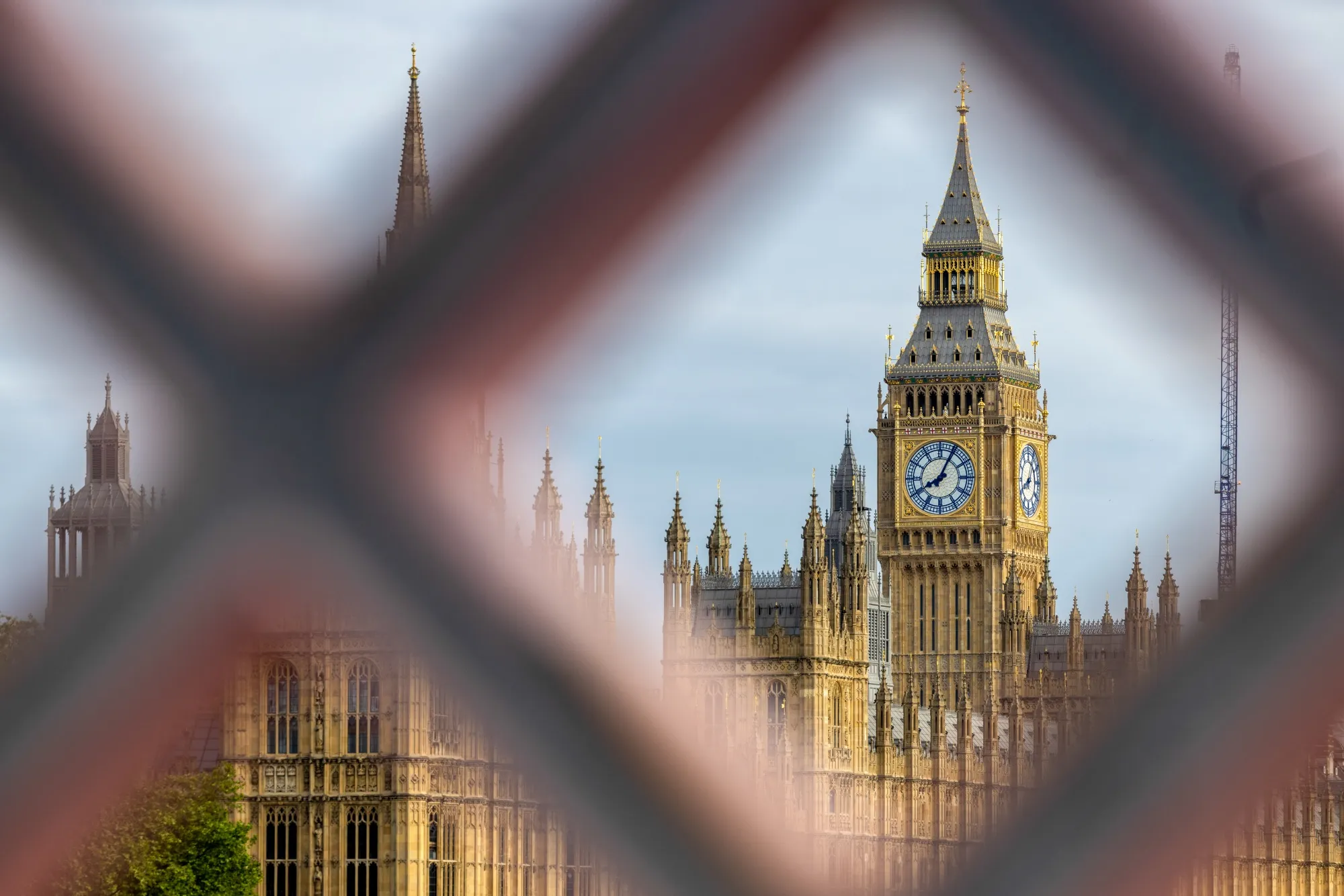 The Houses of Parliament in London.