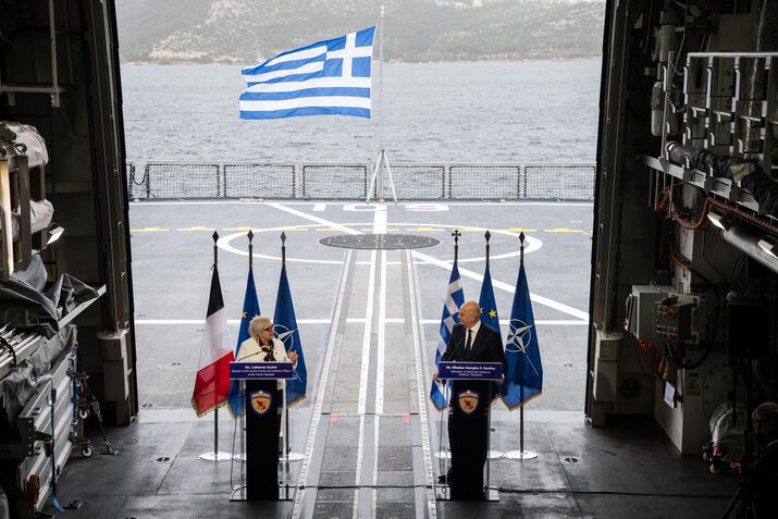 GREECE-FRANCE-DEFENCE-DIPLOMACY