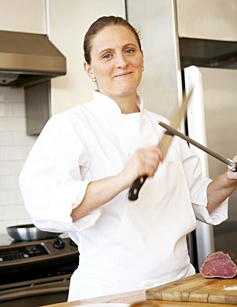 Chef April Bloomfield. Photographer: Melanie Dunea/Becca PR via Bloomberg