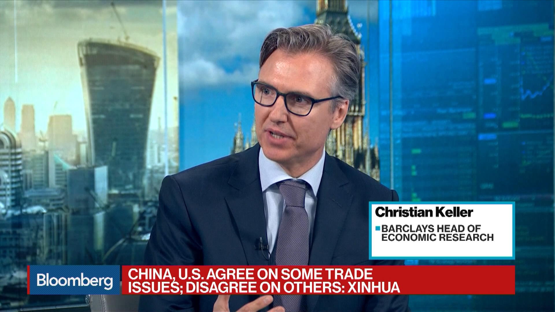 Market S Not Pricing U S China Trade Risk Says Barclays Keller Bloomberg