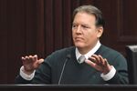 Michael Dunn on the stand during his trial in Jacksonville, Fla.