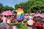 Attendees at the annual &quot;Pink Dot&quot; event in a public show of support for the LGBT community in Singapore.