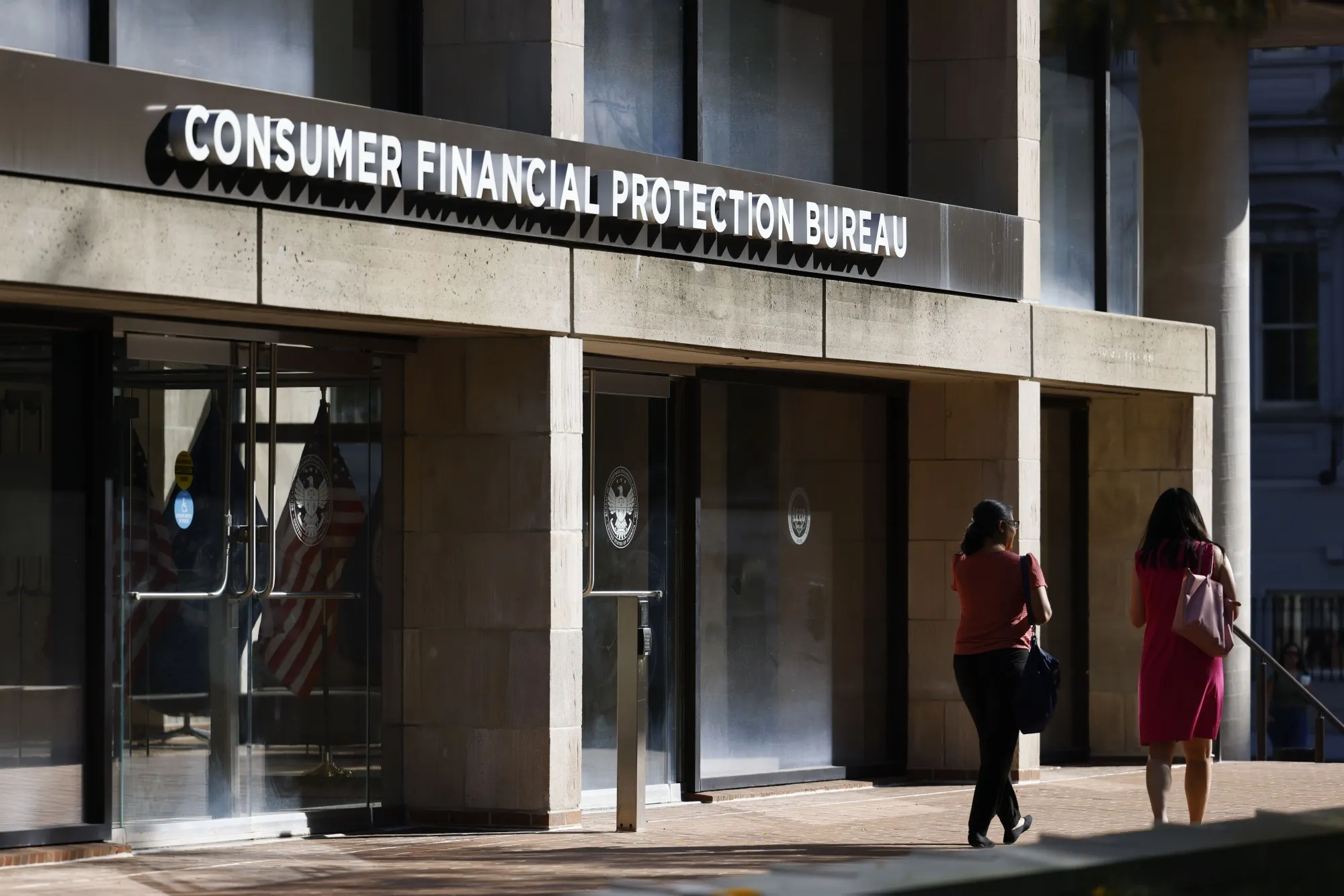 The US Consumer Financial Protection Bureau headquarters in Washington, DC.