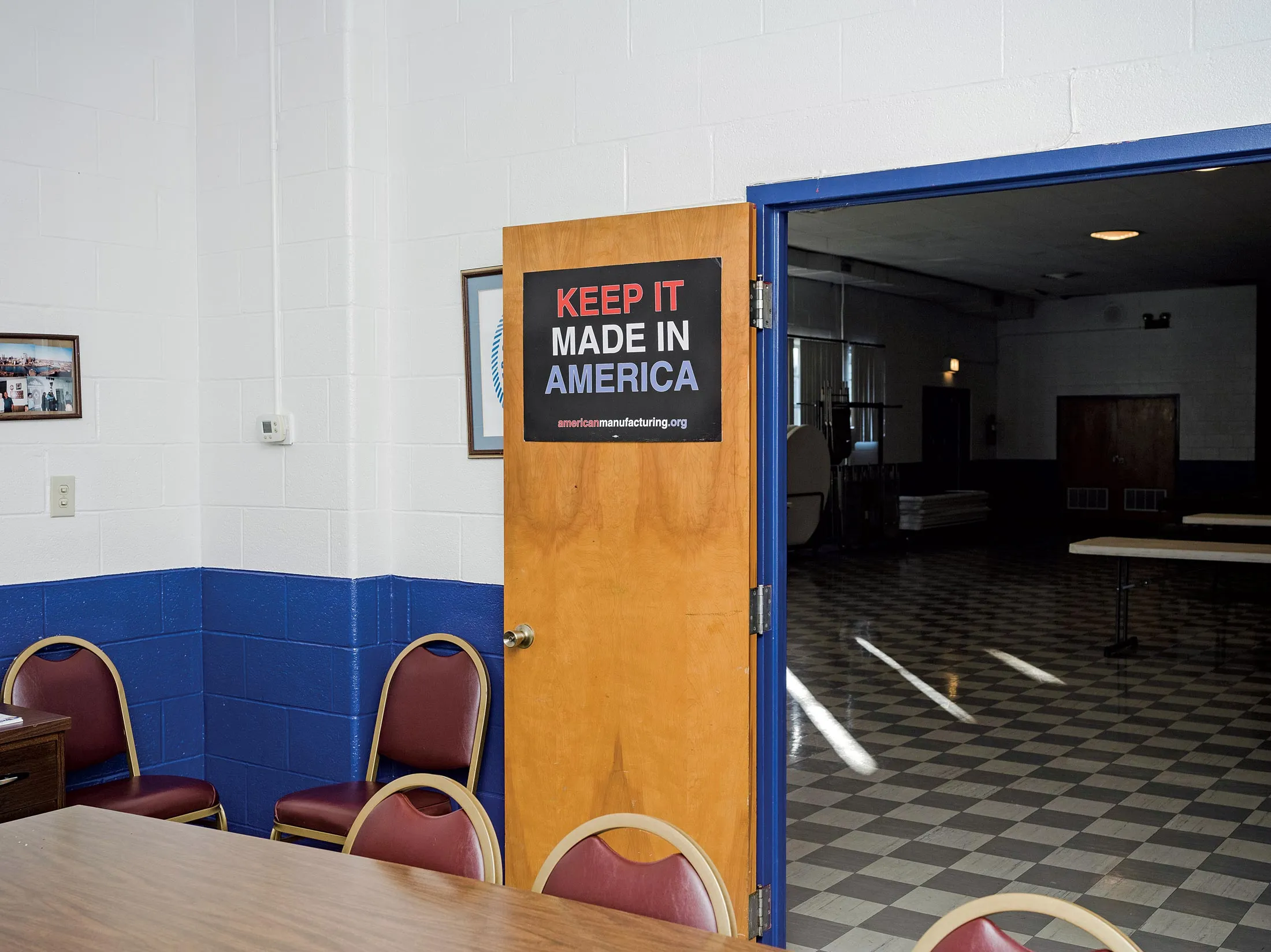 The union hall for Steelworkers Local 1999.
