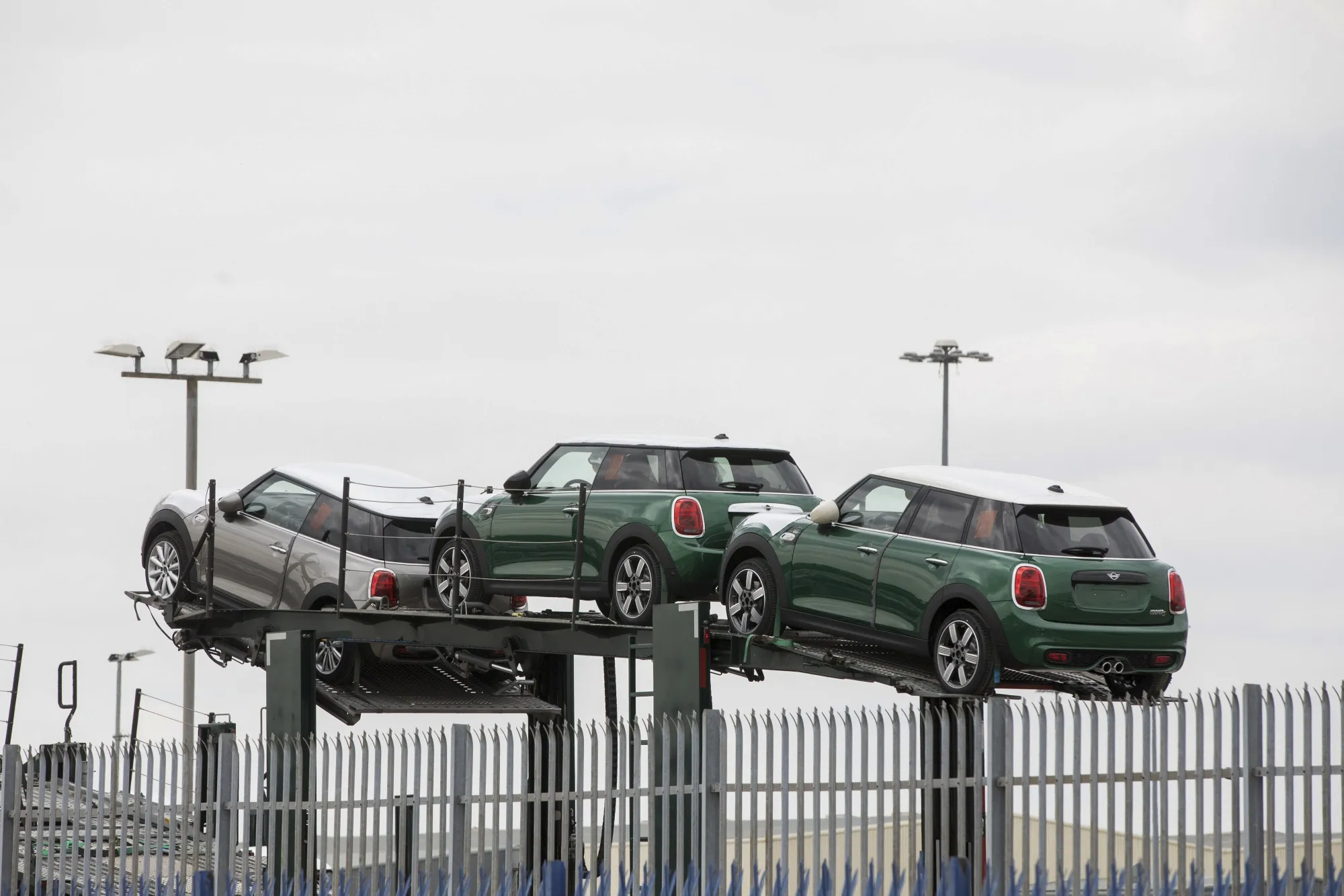 Mini Coopers at a plant in Cowley near Oxford, U.K.
