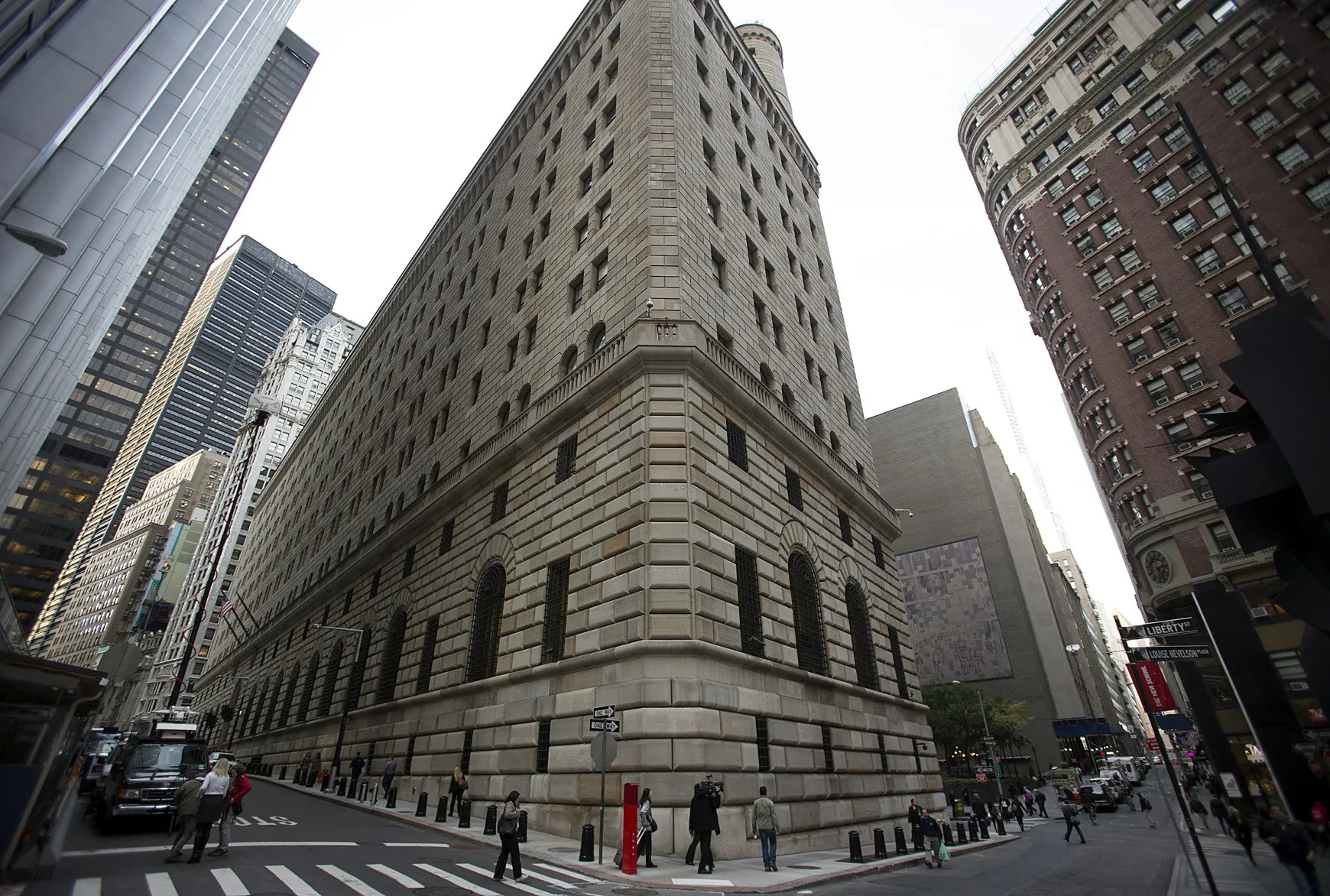 The Federal Reserve Bank of New York Building&nbsp;in New York City.