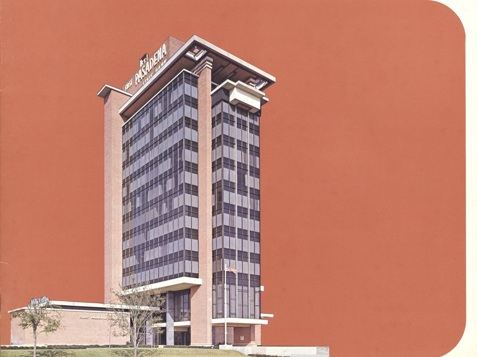 The First Pasadena State Bank building, designed by Texas modernist architects MacKie and Kamrath, will be demolished on July 21.