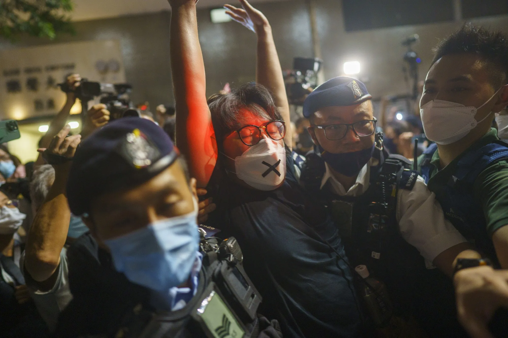 Hong Kong crackdowns continue.