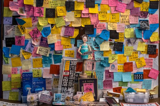 Hong Kong’s Businesses Show Their Pro-Democracy Colors