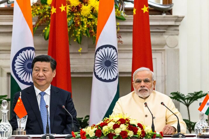 Chinese President Xi Jinping Meets With Indian Prime Minister Narendra Modi