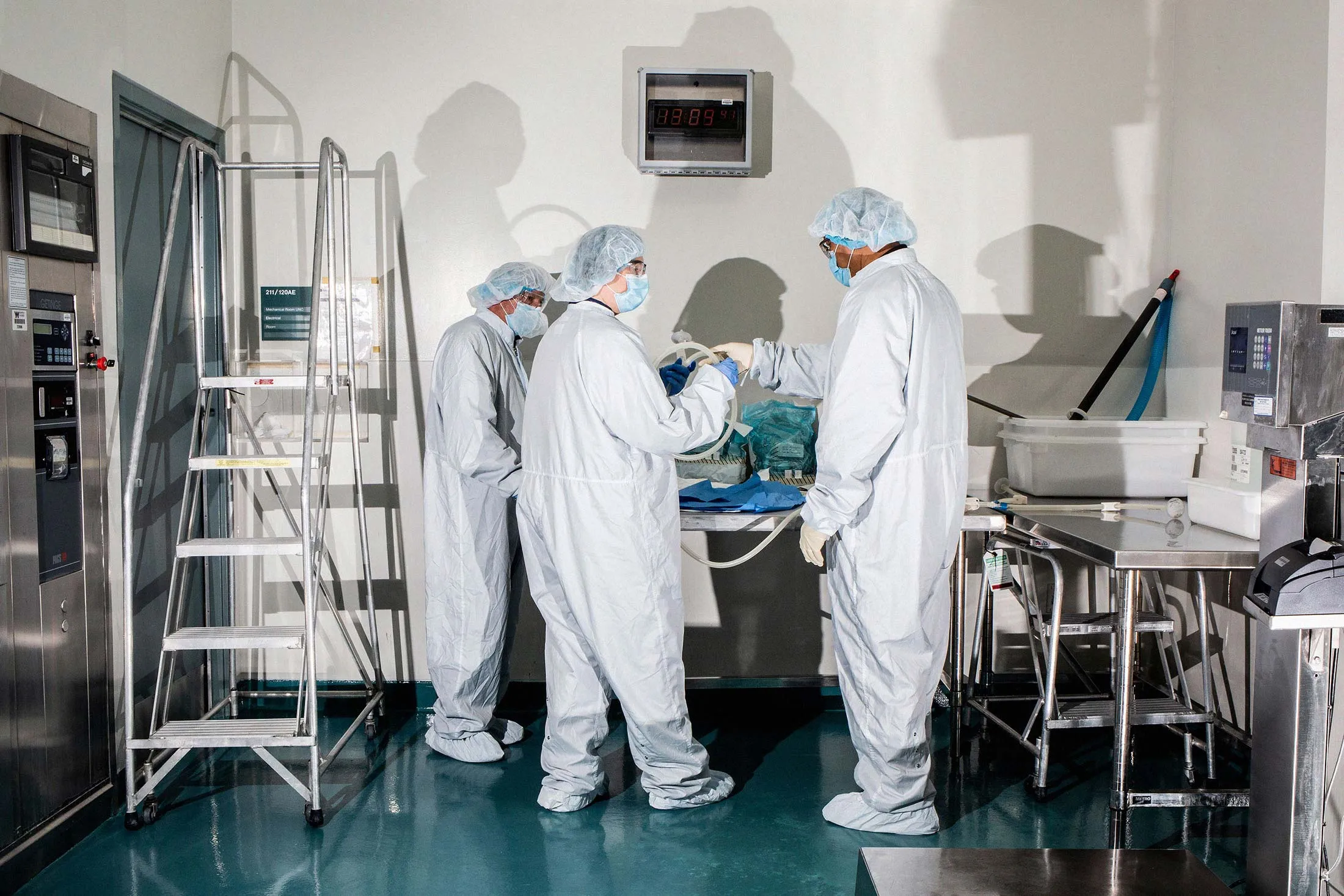 A Sanofi flu vaccine lab in Pearl River, N.Y.