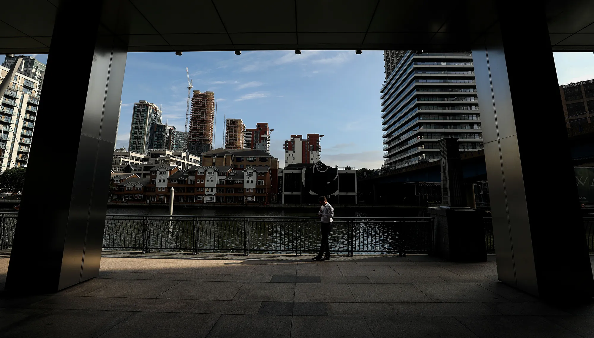 London business Canary Wharf