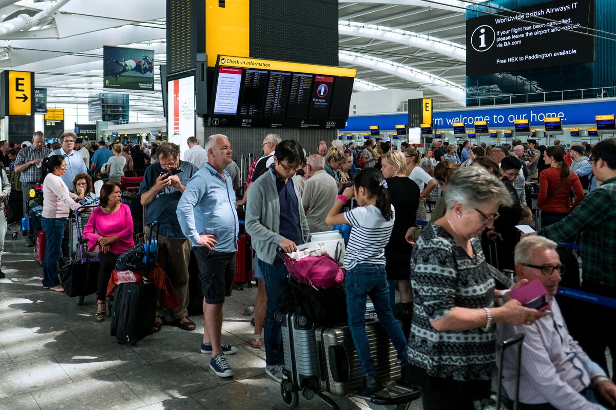 British Airways Flight Outage: Engineer Pulled Wrong Plug - Bloomberg