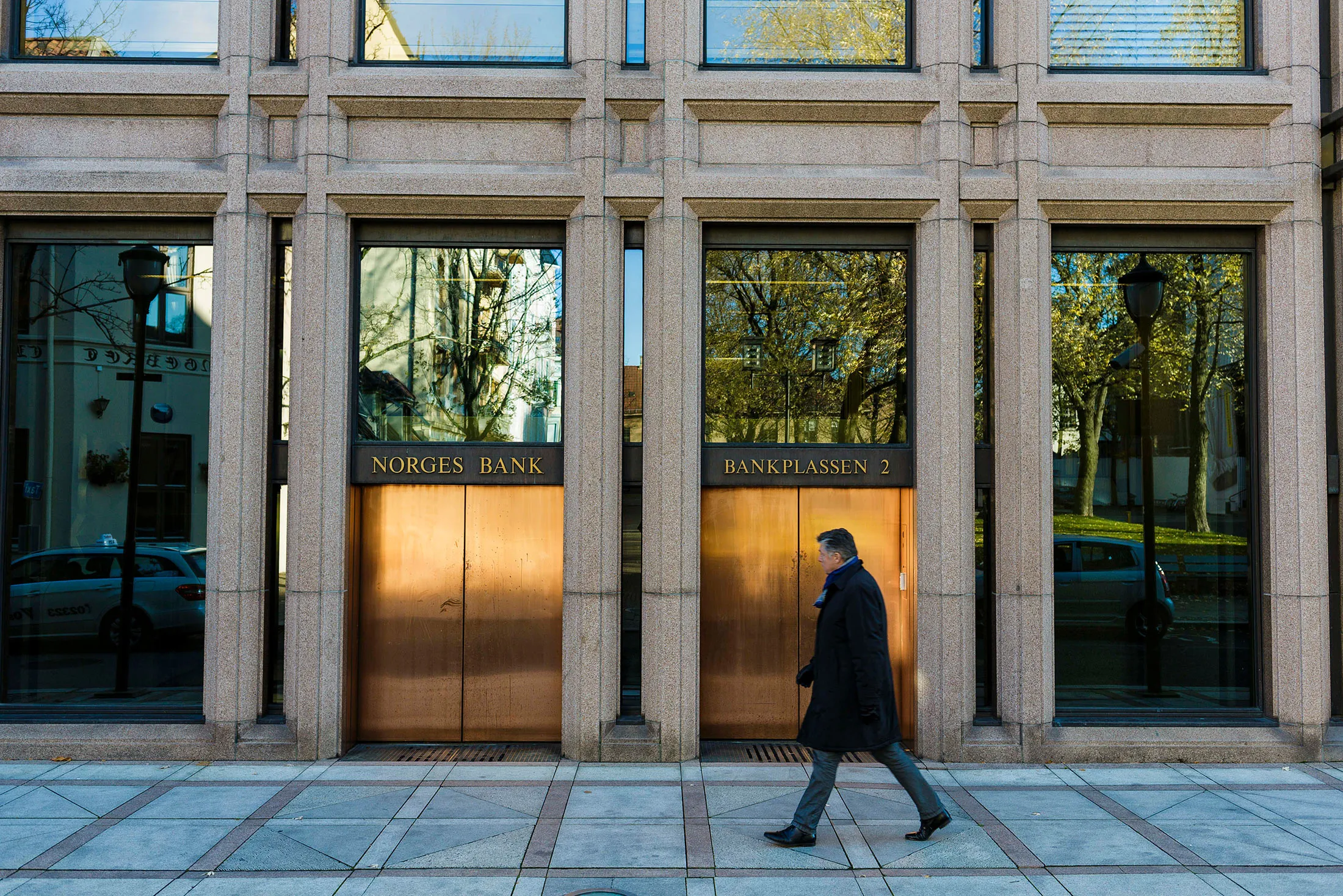 The headquarters of Norges Bank in Oslo, Norway.
